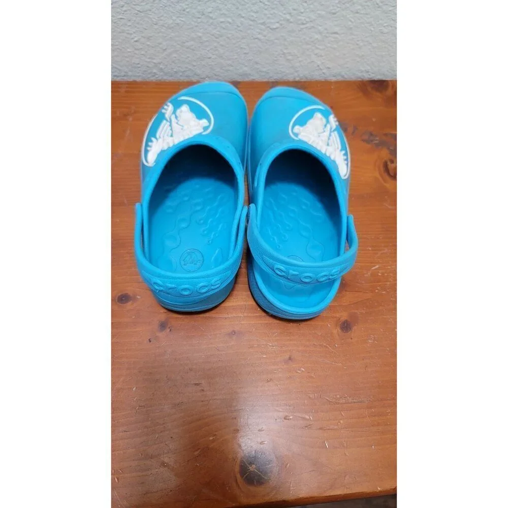 Crocs Youth J3 Aqua Dinosaur‎ Clogs Heel Strap Casual Relax